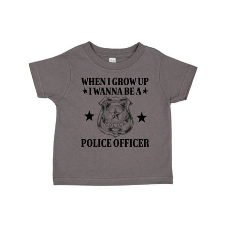 

Inktastic Future Police Officer Badge Gift Toddler Boy or Toddler Girl T-Shirt