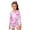 j-1657Pink423, variant on Outfit Sets Kids Girls Long Sleeve Performance Leotard With Glitter Print And Matching Shorts Hair Scrunchie For Dance Gymnastics Stage Fashionable Children Clothes Sets