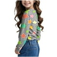 thumbnail image 4 of Kaemgyyd Toddler Baby Outfit Boy Girl Loose Stars Crewneck Pullover Tops Casual Fashion Long Sleeve Shirt Spring Clothes, 4 of 6