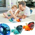 thumbnail image 4 of Interactive Baby Crawling Toy with Music & LED Lights, Sensory Learning Walking Toy for Infants, ABS Safe Toddler Educational Toy, Hermit Crab Toy for Eye-Hand Coordination & Early Development, 4 of 4
