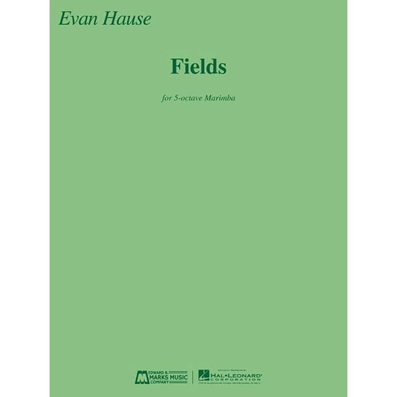Fields : For 5-Octave Marimba (Paperback)