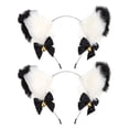 thumbnail image 1 of Shisuyan Hair Hoops Plush Fabric 2Pcs 9x7.9in, 1 of 8