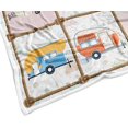 thumbnail image 5 of Flamingo Throw Blankets, Just A Girl Who Loves Flamingos Cozy Warm Bed Couch Blanket, Pink Girls White Fleece Flannel Throws to Decorate The Room and Bedroom, 5 of 5