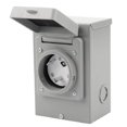 thumbnail image 4 of RV Power Outlet Panel Box Electrical Receptacle RV Camper Panel 30Amp NEMA L5 30, 4 of 5