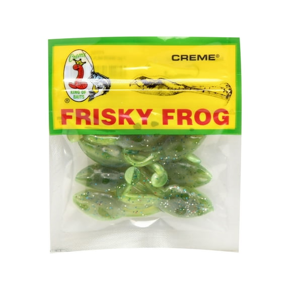 Creme Lure Paddle Tail Frog