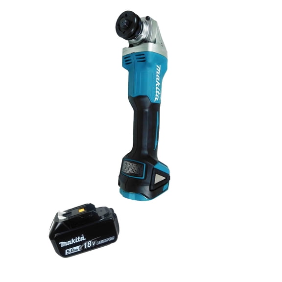 Makita XAG04Z 18V LXT Cordless 4‑1/2"/5" Angle Grinder w/ 5Ah Battery