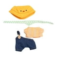 thumbnail image 2 of Disfraces de ropa para muñecas de felpa de 17cm, cómodos, sombrero, bufanda, pantalones, conjunto de camisa, accesorios para fotos, trajes elegantes y, 2 of 9