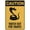Warning Sign 6, variant on Caution Watch Out For Snakes Bright Yellow Sign Home Kitchen Farm Garden Garage Wall Decor 12X8Inch