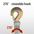 thumbnail image 4 of Block And Tackle Rope Pulley Hoist Lifting Power Multifunctional Heavy Duty Pulley Tool Metal Sheave With 1100/2200Lbs, 4 of 9