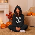 thumbnail image 4 of Adult Halloween Pumpkin Onesie BWASD Mens and Womens Matching Halloween Onesie Pajamas Hooded Loungewear with Pocket Print Soft Plush Sleepwear for Cold Fall Winter ,XXL, 4 of 5