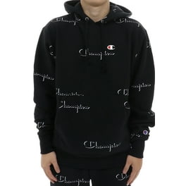 CHAMPION Mens Powerblend Navy Logo Graphic Classic Fit Draw String Hoodie M Walmart