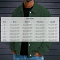 thumbnail image 3 of Mifsaly Mens Corduroy Bomber Jackets Snap Button Collared Jacket Fall Winter Classic Vantage Street Daily Going Out Outfits with Pockets, 3 of 9