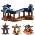 thumbnail image 3 of Simulated Architectural Pavilion Miniature Landscape Ornament Home Desktop Decor, 3 of 7