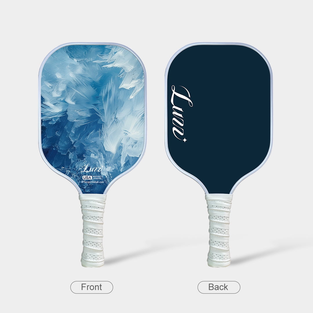 Luzz Carbon Fiber Pickleball Paddles(16mm) Sandblasted Surface USAPA Approved T700 Pickle Ball Rackets for All Skill Level