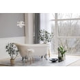 thumbnail image 2 of Elegant Lighting Rococo Lustre Royal en Cristal Blanc 15 Pouces 4 Lumières, 2 of 6