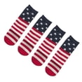 thumbnail image 4 of Frcolor 1 Set 2 Pairs Independence Day Mid-calf Socks Baby Socks Cotton Infant Stockings, 4 of 6