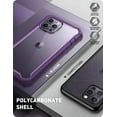 thumbnail image 4 of i-Blason Ares Series iPhone 12 Pro Max Case 6.7" 2020 Release, Dual Layer Rugged Clear Bumper Case for iPhone 12 Pro Max with Built-in Screen Protector (Purple), 4 of 7