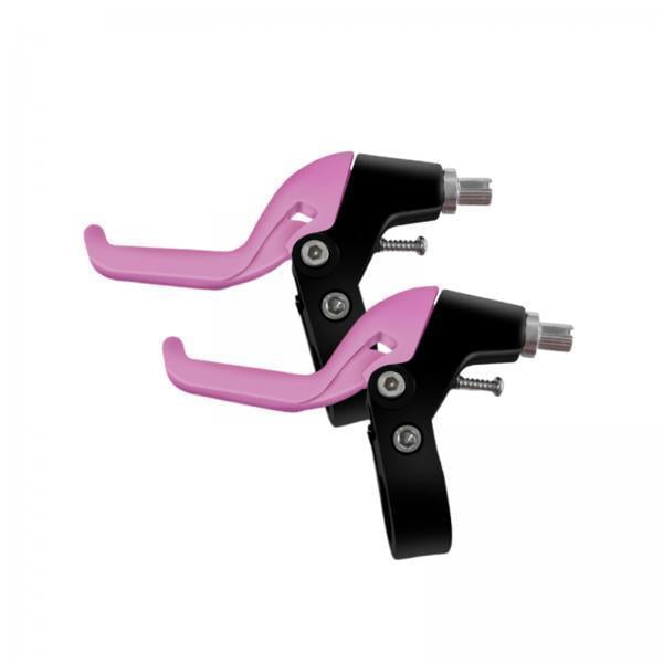 palanca de freno de bicicleta para niños,Palanca de freno de mano para bicicleta para niños,Reemplazo de manija de freno de bicicleta para niños,color rosa,Accesorios para palancas de freno