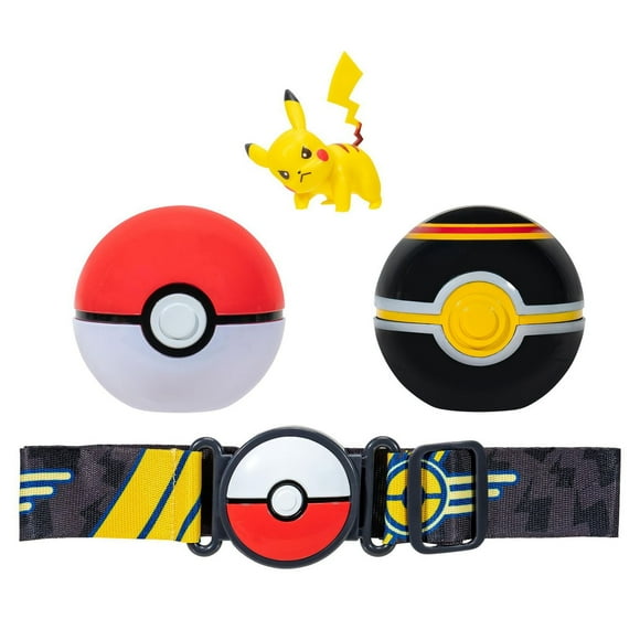Pokémon Clip 'N' Go Belt Set - Pikachu + Poké Ball & Luxury Ball