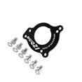 thumbnail image 2 of Baohd Adaptateur de Guide de Chaîne de Vélo Iscg 03 & Conversion avec Boulons Rouges CNC 05 Noir 68.3x67.9x35.4x4mm, 2 of 5