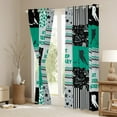 thumbnail image 3 of Manfei Ice Hockey Lover Black Out Curtains foe Kids, Modern Sports Player Curtains Pack of 2 (42x63 Each), Buffalo Plaid Bedroom Curtains, Window Curtains Decor, 3 of 6