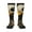 3 Black, variant on Duck Bones Print Thigh High Socks Extra Long Stretchy Sock Women Over Knee High Opaque Stocking Daily Wear