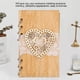 thumbnail image 4 of Libro De Mensajes De Boda De Madera Duradero, Libro De Invitados De Madera De Aspecto Atractivo, Para Aniversarios De Boda ANGGREK EC3115, 4 of 8