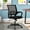Black, variant on NiamVelo Mesh Office Chair, Mid-Back Home Office Chair Adjustable Ergonomic Desk Chair with Armrest, Rolling Swivel Chair for Adults, Black