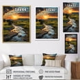thumbnail image 4 of Designart "Yellow Green Montana horizon" Montana Floater Framed Canvas Print, 4 of 7