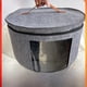 thumbnail image 4 of Cubo de almacenamiento de fieltro para ventanas, juguetes, artículos diversos, ropa sucia, portátil, con cremallera y tapa, 4 of 5