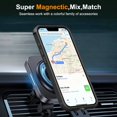 thumbnail image 6 of For iPhone 16e Case with 360° Rotatable Magnetic Ring [Compatible with Magnetic][Invisible Kickstand] Shockproof Translucent Matte Back Slim Phone Cover, 6 of 10