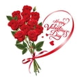 thumbnail image 4 of Pegatina de pared,Pegatinas para ventana del día de San Valentín,Pegatinas para ventanas Calcomanías Decoraciones Suministros para fiestas,Adornos decorativos para aniversario de boda y San, 4 of 8