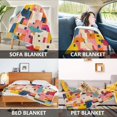 thumbnail image 2 of Yayeee Throw Blanket for Couch Soft Warm 60" x 80" Sofa Chair Bed Decoration, Art Geometric, 2 of 7