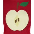 thumbnail image 4 of Halloween Apple Slice Costume Women's Juniors Soft T Shirt, 4 of 5