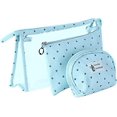 thumbnail image 1 of Neceser transparente tres en uno (azul), neceser de viaje impermeable, neceser de viaje de PVC transparente, neceser, neceser de maquillaje, para hombres, mujeres y niños, 1 of 5