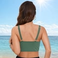 thumbnail image 4 of Women's Swimwear Tankini Set Beach Pool Cover Up Hollow Out Bikini Top With Swim Shorts Conservative Two Piece Bathing Suit Sunflower Top And Bottom for Women Women Swim Dress with Short Swimsuit Tops, 4 of 6