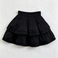 thumbnail image 5 of SUYIDA Girls Layered Ruffle Shorts Casual Summer Wear Lightweight Comfort Easy Move Back to School Spring Outfit Shorts, 5 of 5