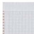 thumbnail image 3 of VHC Brands Annie Buffalo Check Farmhouse 72"x40" Door Panel Pink Rod Pocket Cotton Tie Back(s) Window Curtains, 3 of 7