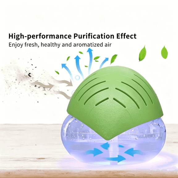 Leaf Humidifier 1800ML Large Capacity Ultrasonic Cool Mist Humidifier with Green LED Color Changing Lights, Air Freshener,Green