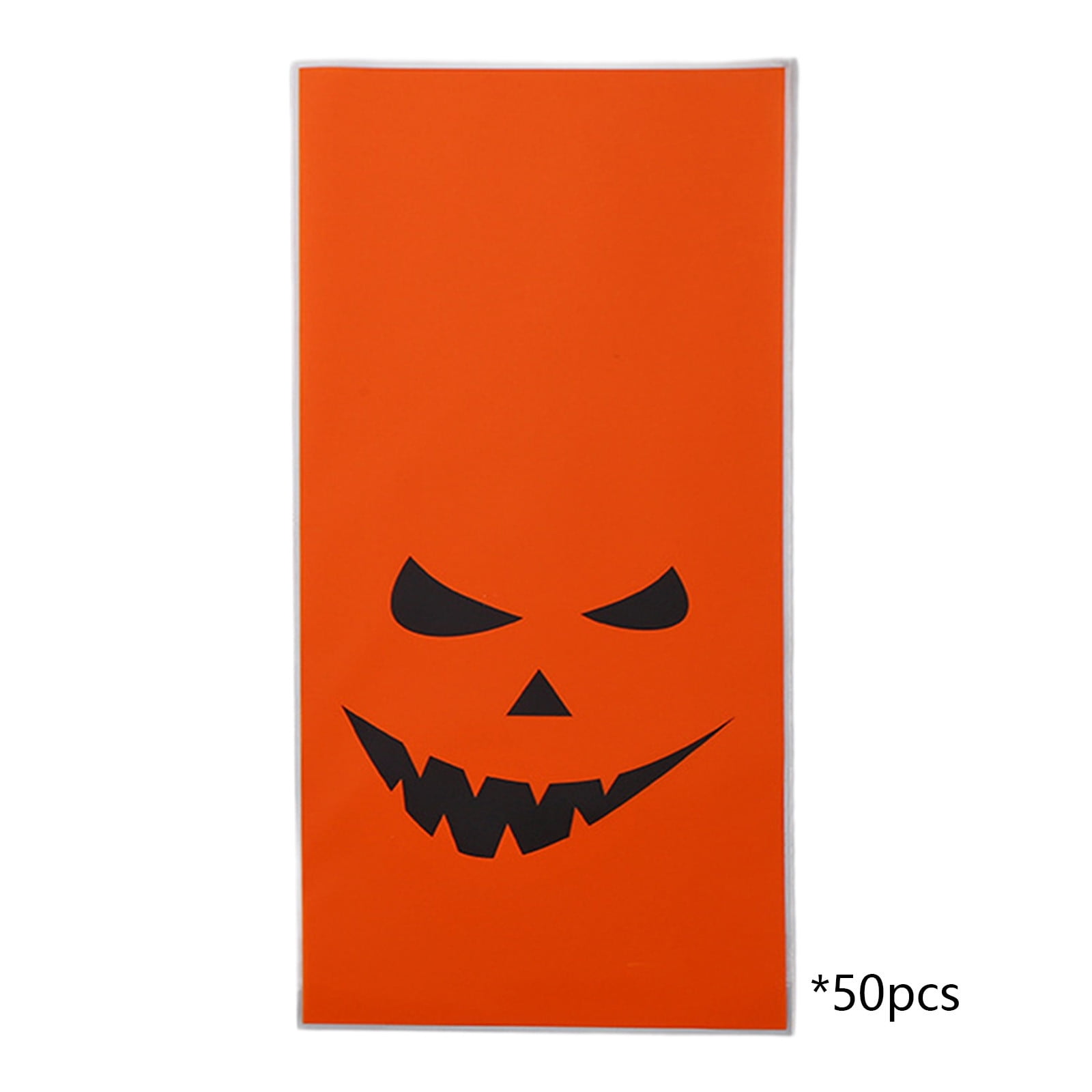C-50pcs -Sac à Bonbons Happy Halloween,100 Pièces,cadeau,sacs D