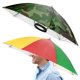 thumbnail image 1 of Sombrero Paraguas con Banda de 26" [2 Pcs] - Sombrero de Sol Plegable Manos Libres para Pesca, Jardinería y Camping [Camuflaje+Sandía], 1 of 7
