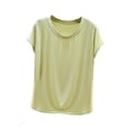 thumbnail image 5 of uublik Comfy Pajamas for Women Set 2 Piece Lounge Set Casual Short Sleeve Tops and Wide Leg Pants Loungewear Matching Sleepwear Green, 5 of 8