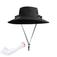 thumbnail image 6 of Yeciiwht Solar Powered Fan Hat Solar USB Charging Fan Hat with Cooling Arm Sleeves - Dual-Power Outdoor Cap for Hiking Fishing Sun Protection, 6 of 6