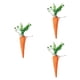 thumbnail image 3 of 3x Decoraciones de zanahorias de Pascua Juguetes Regalos Accesorios de fotografía Suministros de decoración DIY para Naranja, 3 of 9