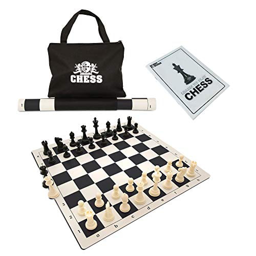 Black Basic Vinyl Chess Board 