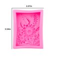 thumbnail image 4 of Ounissouiy Restaurante flor Fondant galleta molde reutilizable portátil Chocolate silicona molde hornear herramienta cocina Gadget accesorio Herramientas y accesorios para hornear, 4 of 6
