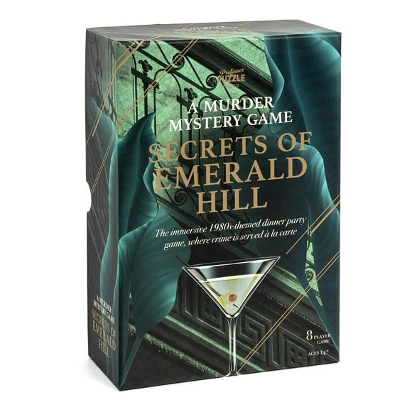 Murder Mystery Game Professor PUZZLE Secrets of Emerald Hill