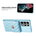 thumbnail image 3 of Dteck Wallet Case for Samsung Galaxy S22 Ultra, Cute Luxury Bag Design, Elegant Purse Flip Card Pouch Cover Soft PU Leather Case with Shoulder Strap,Blue, 3 of 6