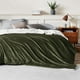 thumbnail image 3 of Manta Bedsure Sherpa de forro polar king size, color verde oliva, 3 of 7