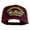 Maroon, variant on Enduring Freedom 2001-2021 Veteran Patched Solid Cotton Twill 5 Panel Prostyle Snap Cap - Black OSFM